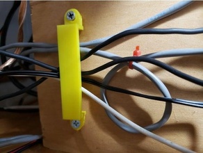 simple cable organizer desk electronics ham radio 3d print model - Mito3D
