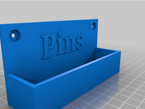 corkboard pin holder container pins tacks 3d print model - Mito3D