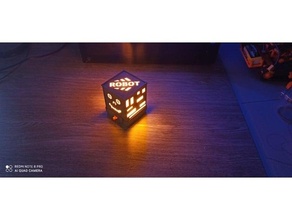 robot nigh lamp child 3d print model - Mito3D