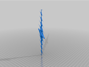 elektrikli testere Zincir kaos Toplamak 43 diken tel narin dlp imkansız matematik sla Ölçek 3d print model - Mito3D