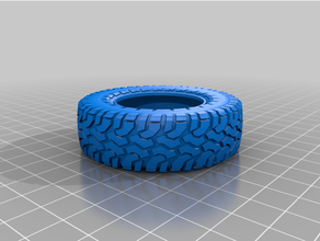 pneu 4 wpl roude llanta 3d print model - Mito3D