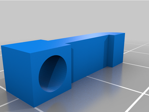 özelleştirilmiş Led şerit Kulp destek tırnak klipler 3d print model - Mito3D