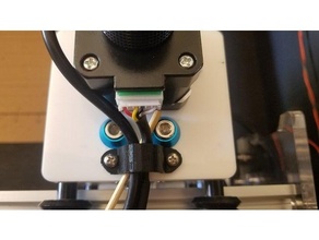 EleksLaser cable soporte cables administración fabricante eleks láser z axis eje 3d print model - Mito3D