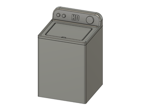 scale washing machine - spins 3d print model - Mito3D