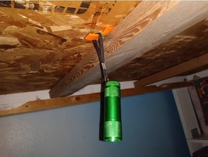 april's bunk bed light hanger flashlight holder hook 3d print model - Mito3D