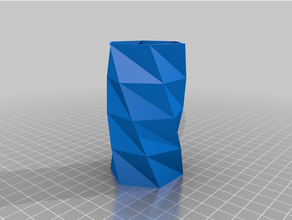 customized twisted vase 3d print model - Mito3D