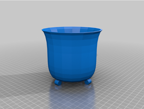 customized parametric orchid pot general plant 3d print model - Mito3D