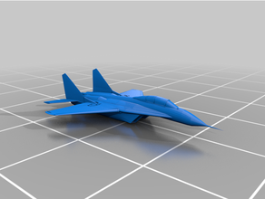 mig-35 fullcrum flight mode fighter jet mig russian military 3d print model - Mito3D