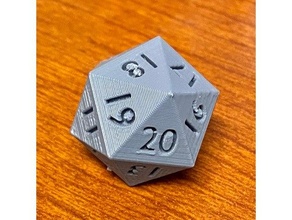 spindown die d20 dice gloomhaven dashboard mtg mtgcounters 3d print model - Mito3D