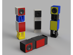 tower bass subwoofer hexibase remix audio loudspeaker speaker tangband 3d print model - Mito3D