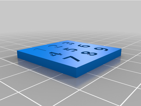 text depth reference 3d print model - Mito3D