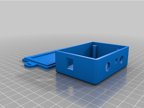 parametric box bluetooth audio card 3d print model - Mito3D