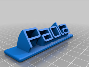 Paola personalizzato 3d print model - Mito3D