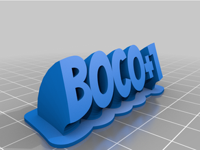 Boco + 1 angepasst 3d print model - Mito3D