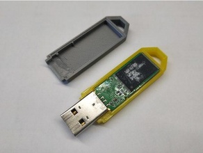 destello manejar USB cuerpo 3d print model - Mito3D
