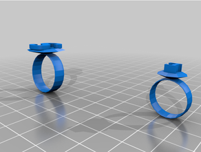 anillo elisa 3d print model - Mito3D