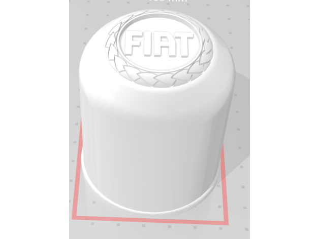 anh ngerkupplungsabdeckung Fiat 3D print model - Mito3D
