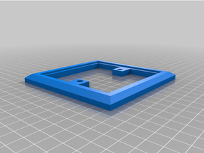 ethernet wall connector backplate 3d print model - Mito3D