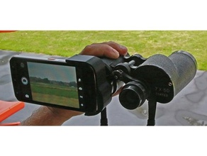 binocular converter mobile phone cat-61 version binocular binoculars mount camera mount cat61 3d print model - Mito3D