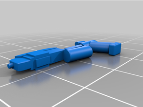 Lego stella guerre czr 9001 blaster fucile votazione 4 vincitore 3d print model - Mito3D
