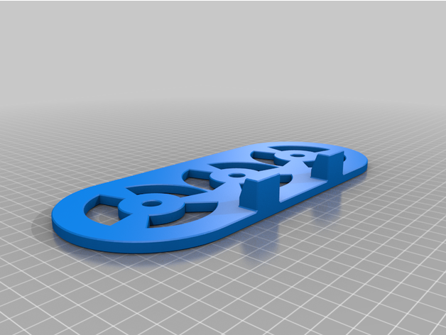 modello presa elettronico utensili montaggio parete 3D print model - Mito3D
