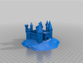 grand castle 100 115 4 5 3 110 customized 3d print model - Mito3D