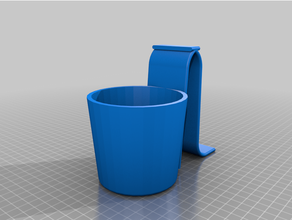 customized support verre personnalisable 3d print model - Mito3D