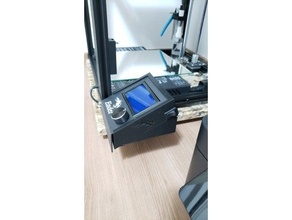 ender 5 pro control shroud cover creality ender5 ender5pro upgrades lcd case 3d print model - Mito3D