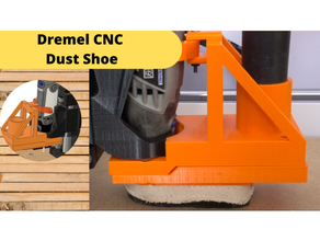 dust shoe dremel cnc dustshoe 3d print model - Mito3D