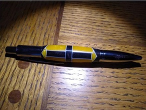 kira stil kalıp Vesper kalemler boş dolma kalem 3d print model - Mito3D