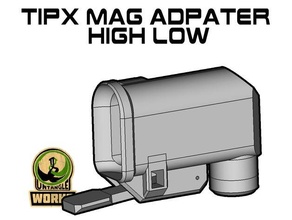 tippmann tipx mag adapter high magfed magfed paintball paintball tippmann tippmann tipx tipx 3d print model - Mito3D