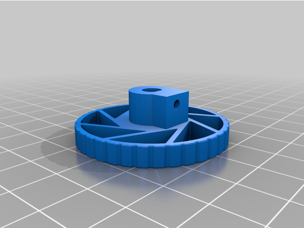 aperature science ender 5 extruder knob 3D print model - Mito3D