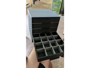 large drawer organizer removable dividers organization 3d print model - Mito3D