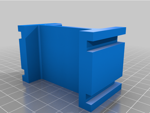 power strip mount ikea skarsta desk 3d print model - Mito3D