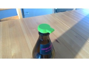 bierst psel beer cap magnet bottle 3d print model - Mito3D