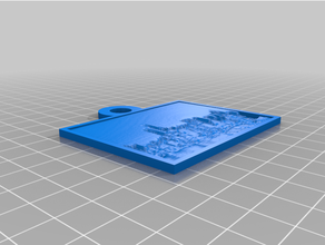 san francisco Horizonte litofano personalizado 3d print model - Mito3D