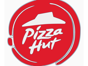 Pizza capanna logo hd veloce cibo ristorante 3d print model - Mito3D