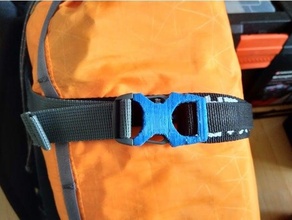 jack wolfskin backpack buckle 3d print model - Mito3D