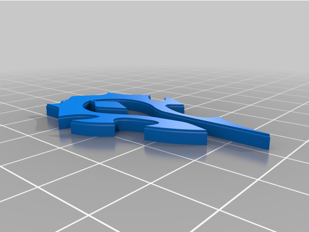 warcraft orda portachiavi gioielleria 3D print model - Mito3D