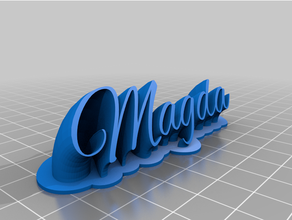 Magda alex escova 2 personalizado 3d print model - Mito3D