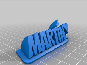 mart personalizzato 3d print model - Mito3D