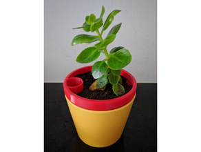 flowerpot planter flower garden plant pot vase 3d print model - Mito3D