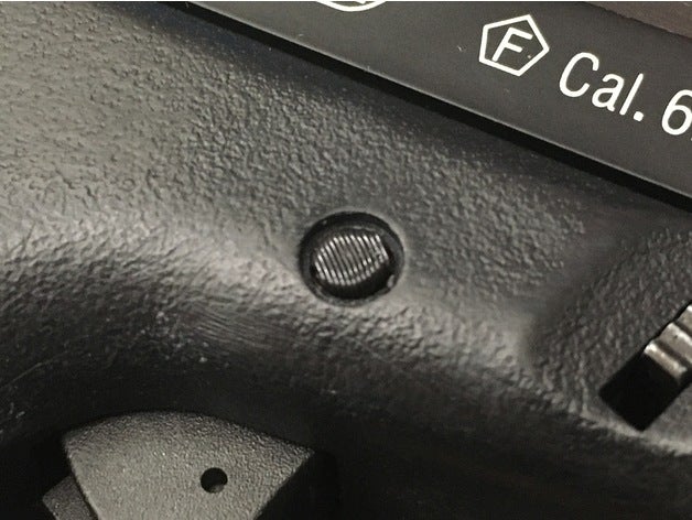 airsoft glock frame pins kwa ksc asg glocks g17 g18 pin rod 3D print model - Mito3D