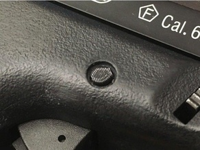 airsoft glock frame pins kwa ksc asg glocks g17 g18 pin rod 3d print model - Mito3D
