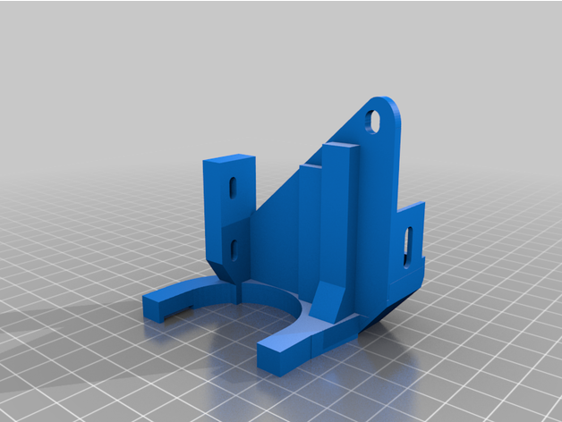 soporte para el ventilador capa 3D print model - Mito3D