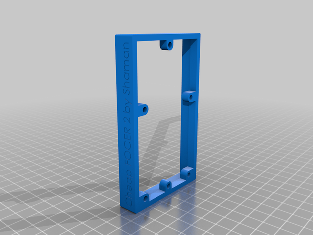 cheap focer 2 spacer 3D print model - Mito3D