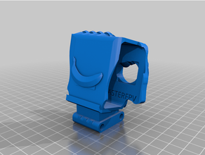 waspy gopro hero 8 skull banana 25 degree 3d print model - Mito3D