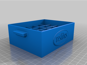 Testadores modelo pintura organizador suporte 3d print model - Mito3D