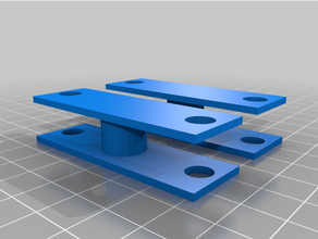 universal beam support 3d print model - Mito3D