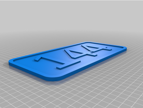personalizado rua placa 144 3d print model - Mito3D